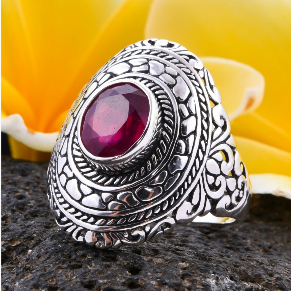 3.41ctw Niassa Ruby Ring